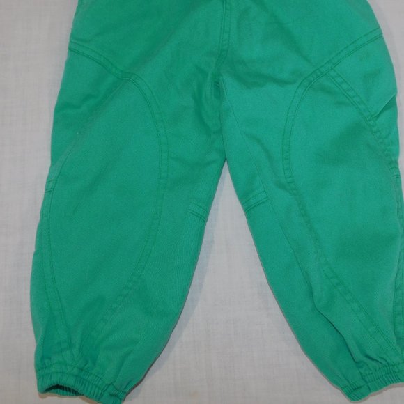 Vintage French Toast Boys 2T Pull on Green pants sailboat patch - Picture 3 of 5